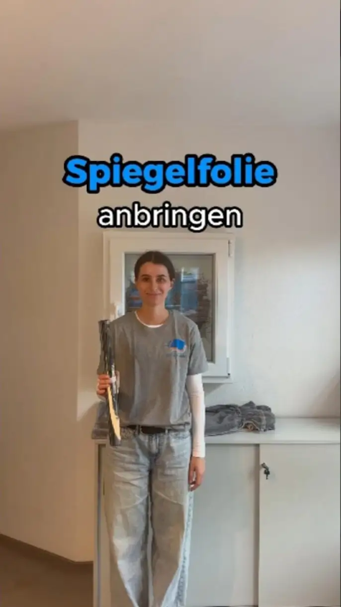 Spiegelfolie montieren – Shorts Tutorial