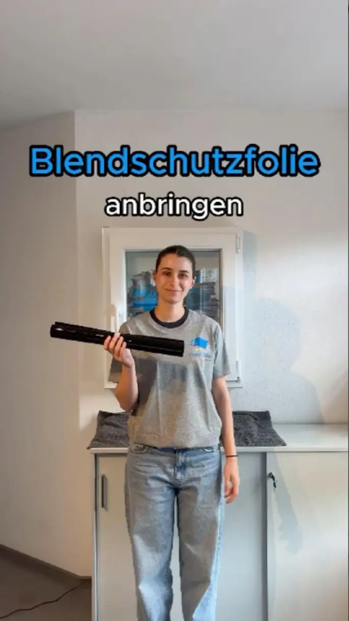 Blendschutzfolie montieren – Shorts Tutorial