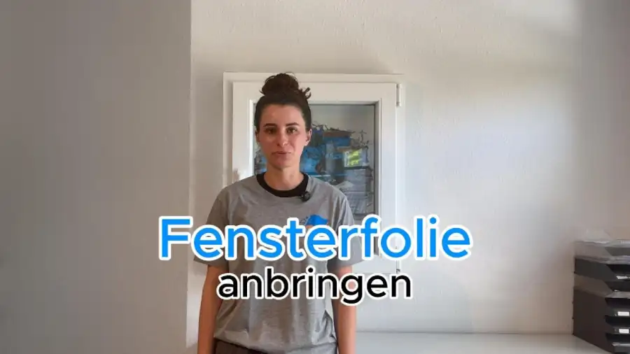 Fensterfolie montieren – YouTube Tutorial