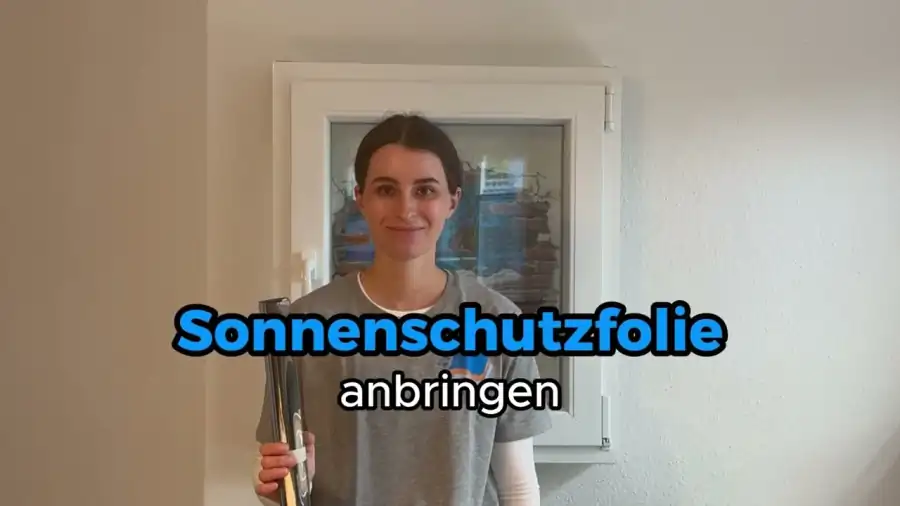 Sonnenschutzfolie montieren – YouTube Tutorial