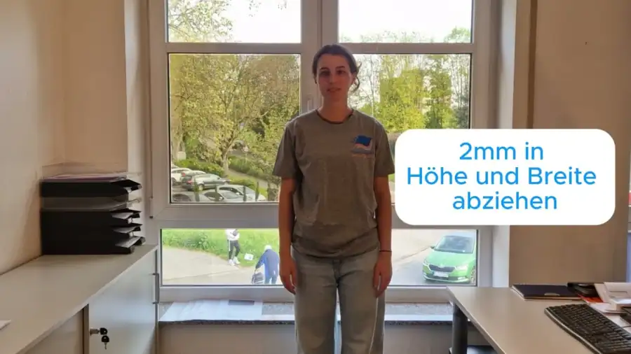Fensterfolie richtig messen – YouTube Tutorial