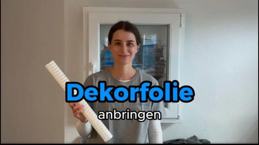 Dekorfolie montieren – YouTube Tutorial