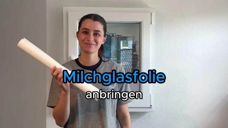 Milchglasfolie montieren – YouTube Tutorial