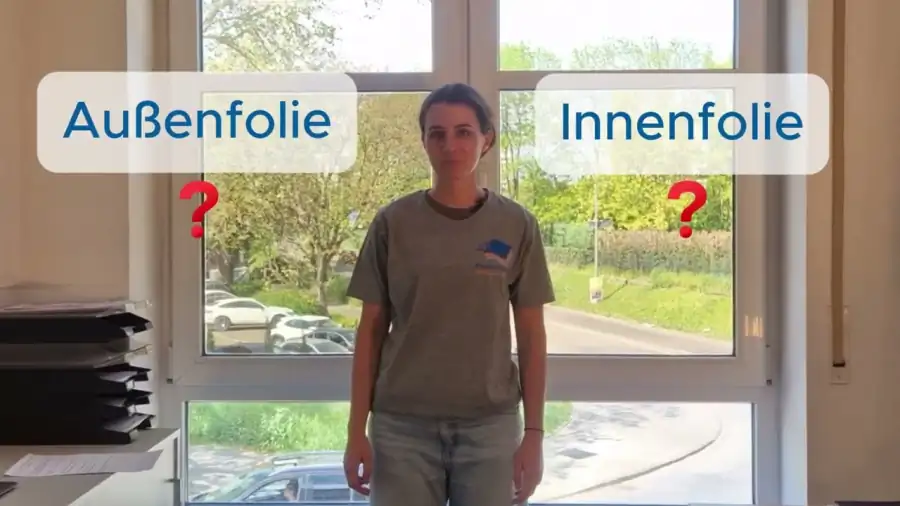 Sonnenschutzfolie aussen oder innen – YouTube Tutorial