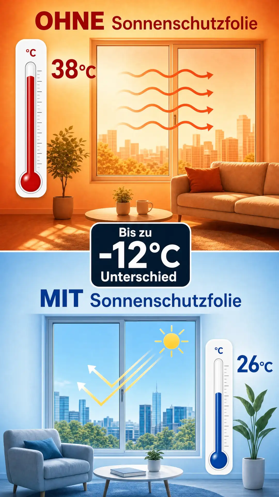 Sonnenschutzfolie im Test abspielen
