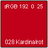 028 Kardinalrot