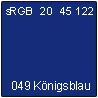 049 Königsblau