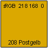 208 Postgelb