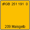 209 Maisgelb