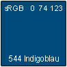 544 Indigoblau