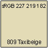 809 Taxibeige