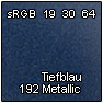 192 Tiefblau metallic