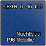 196 Nachtblau metallic