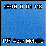 197 Azur metallic