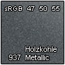 937 Holzkohle metallic