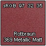 369 Rotbraun metallic matt