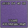 406 Violett metallic matt