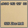 926 Zink matt