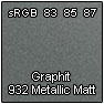 932 Graphit metallic matt