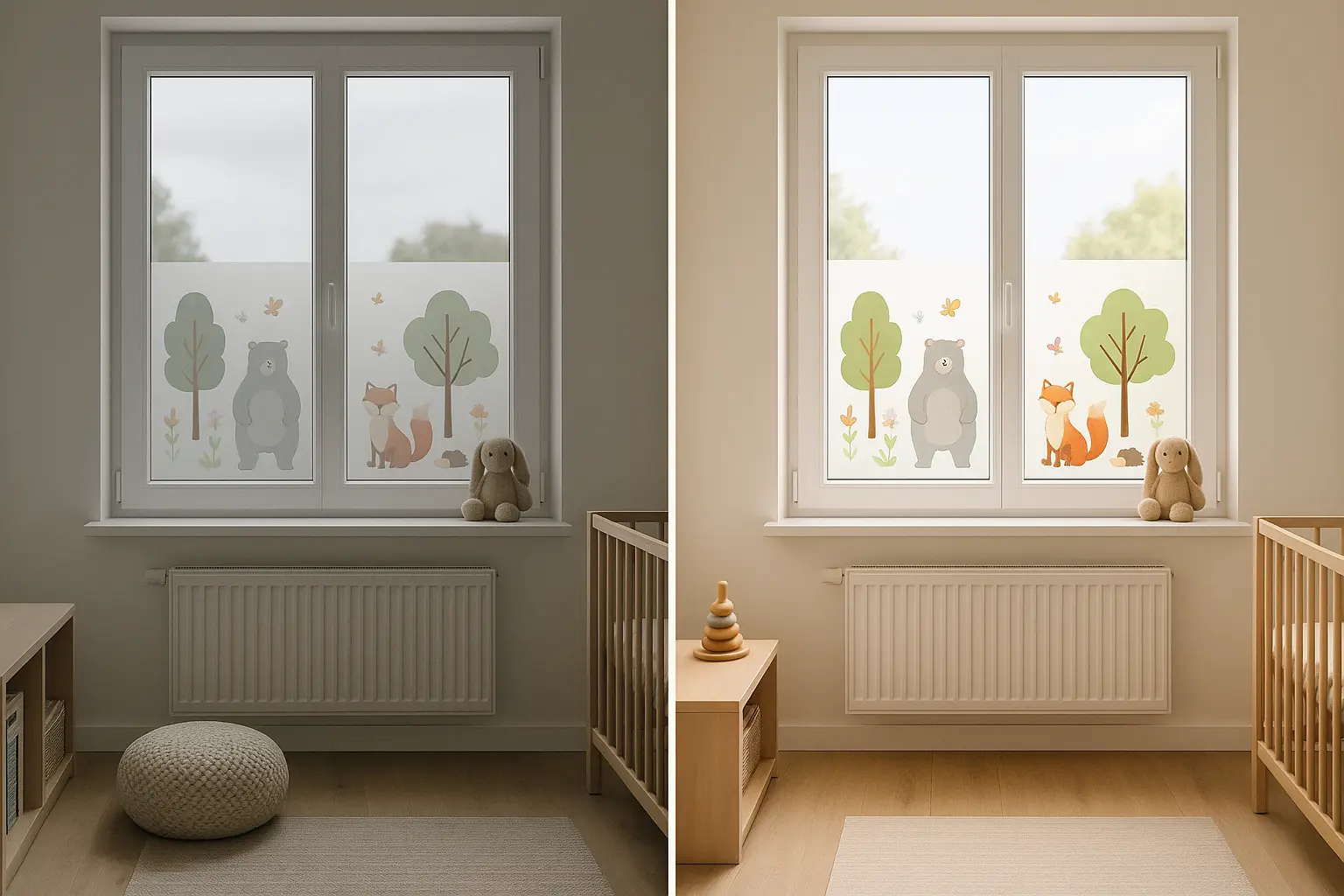 Fensterfolie Kinderzimmer
