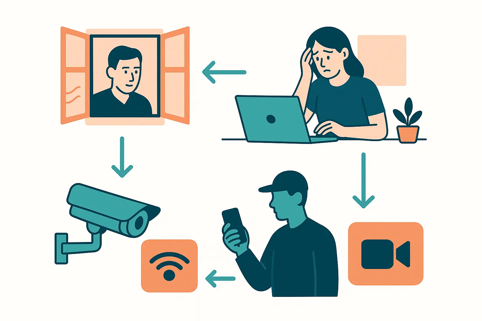 Keine Privatsphäre Zuhause