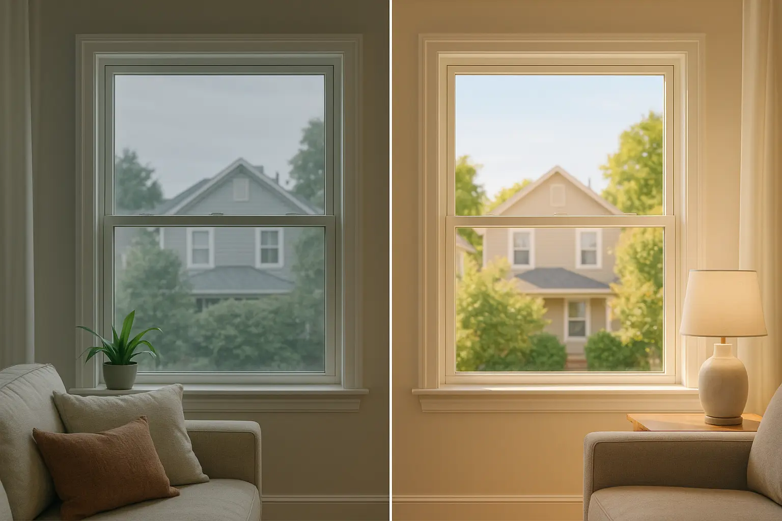 Wärmeschutzfolie Fenster