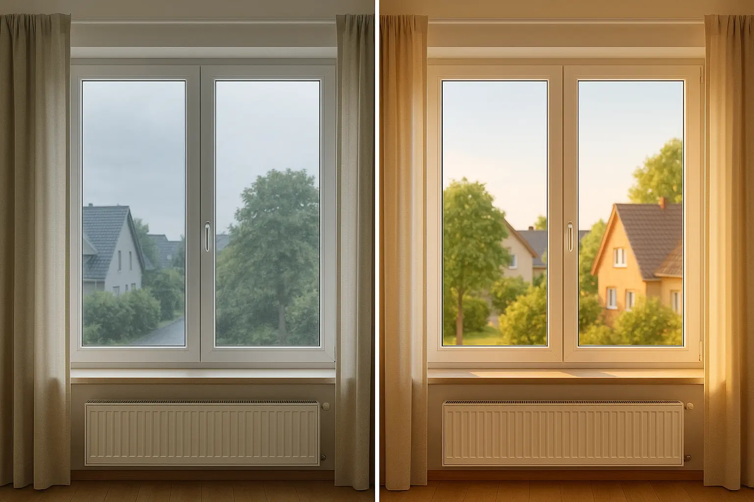 Wärmeschutzfolie Fenster