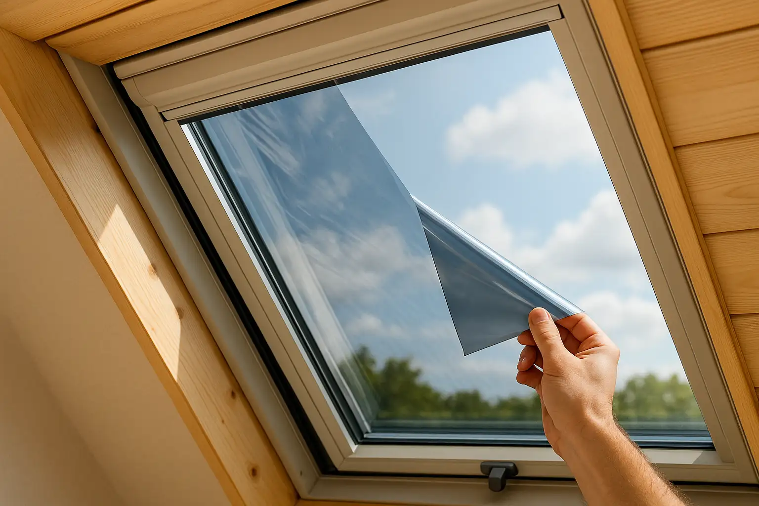 Sonnenschutzfolie Dachfenster – Hitzeschutz, Blendschutz & Wohnkomfort für Ihr Zuhause-Beitragsbild