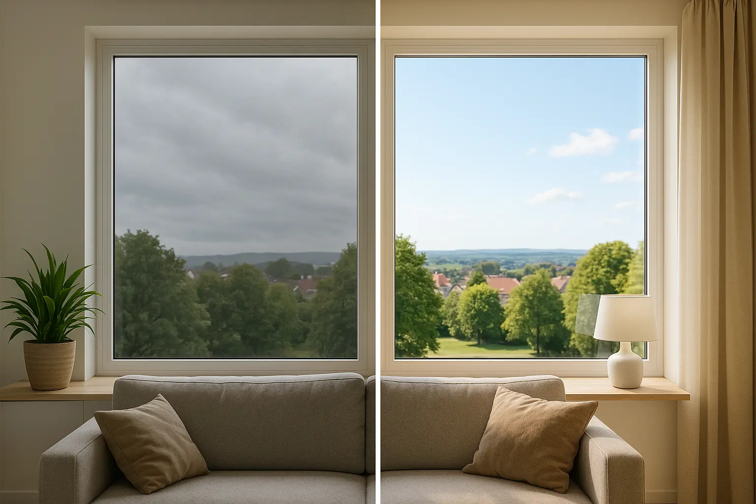 Sonnenschutzfolie Klar