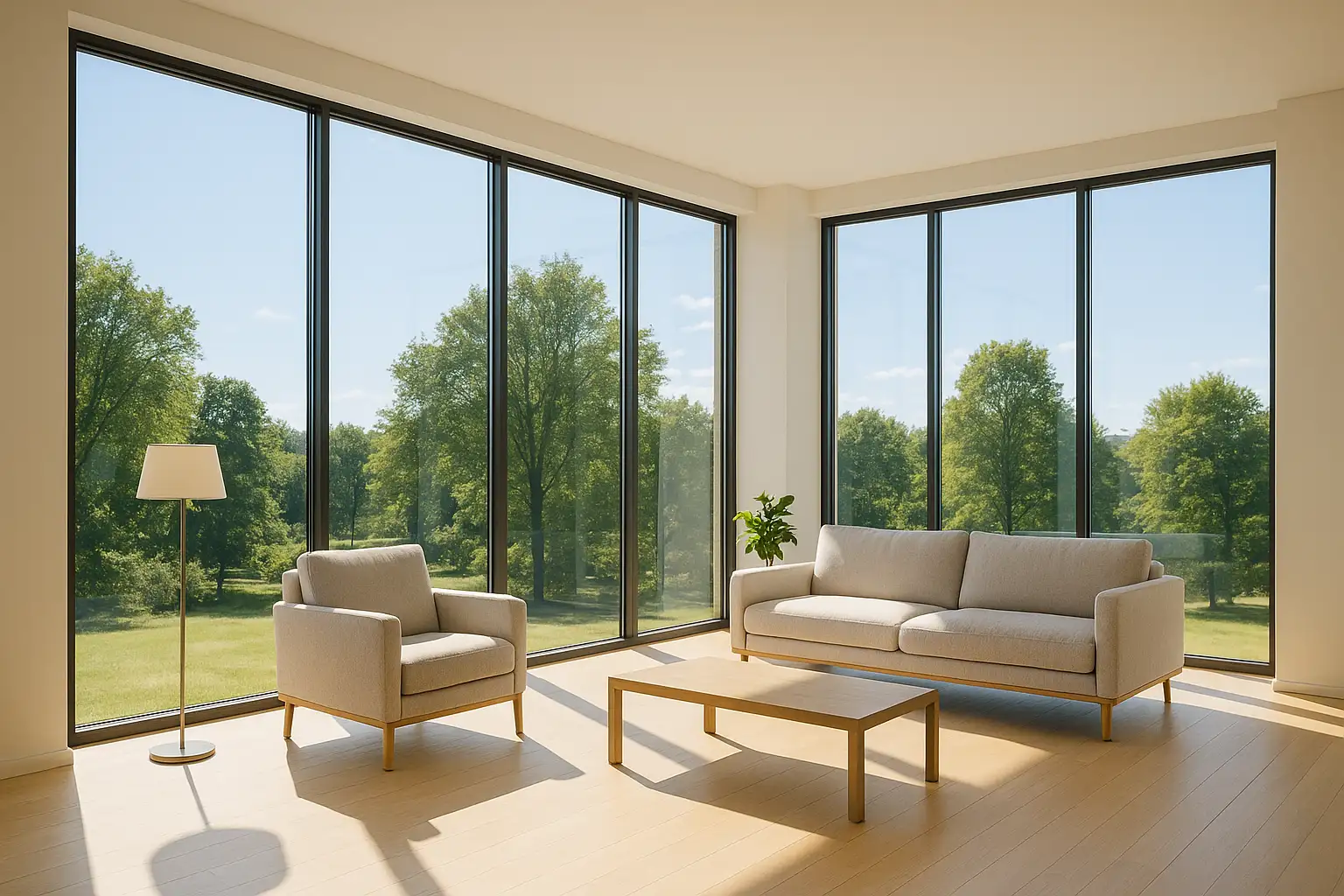 Sonnenschutzfolie Klar: Hitzeschutz ohne Tönung für helle Räume-Beitragsbild