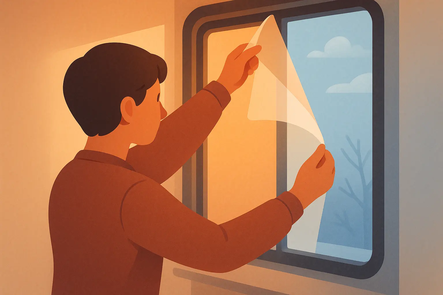 Lichtschutz am Fenster