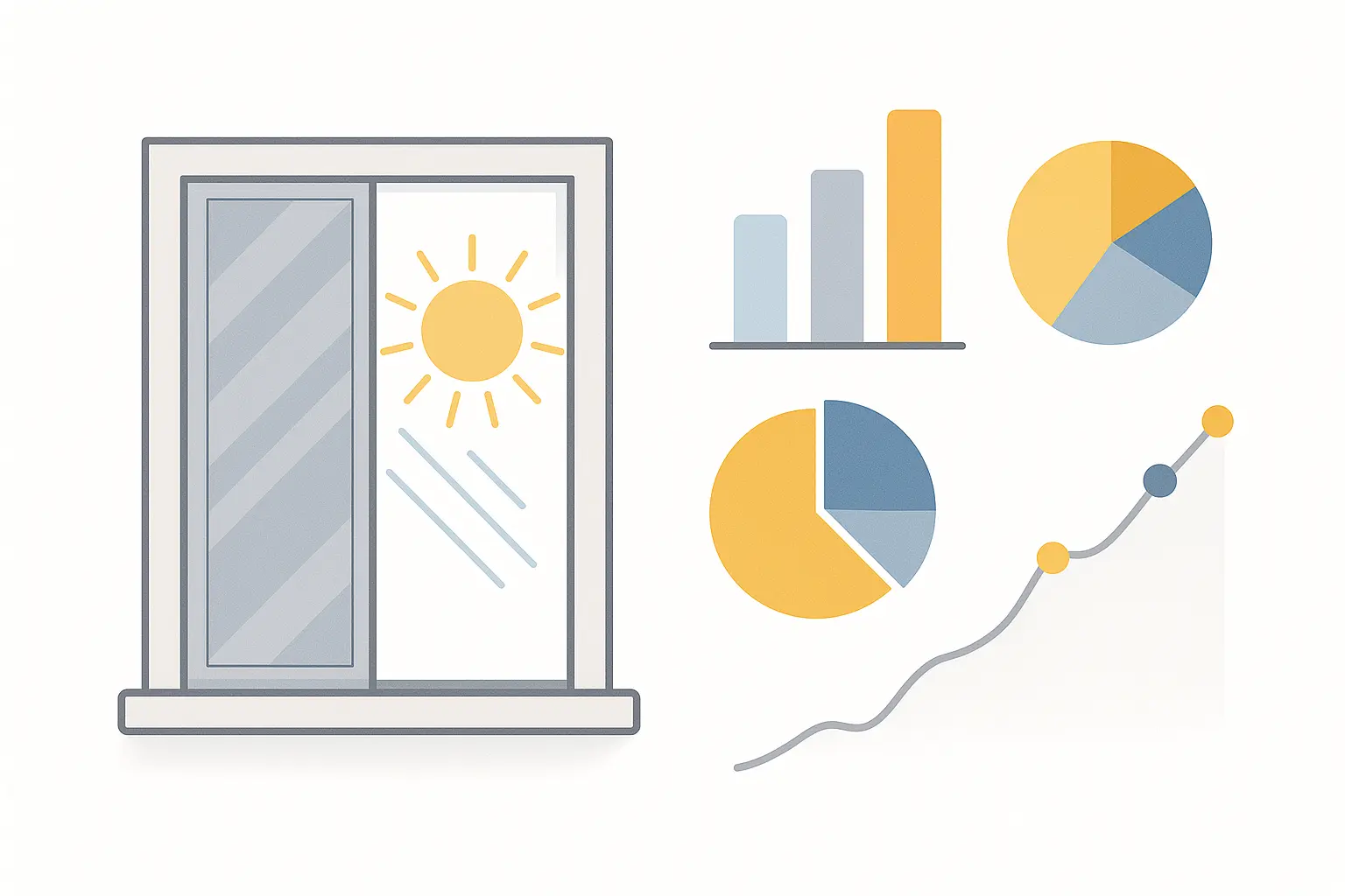 Sonnenschutzfolie Fenster Innen