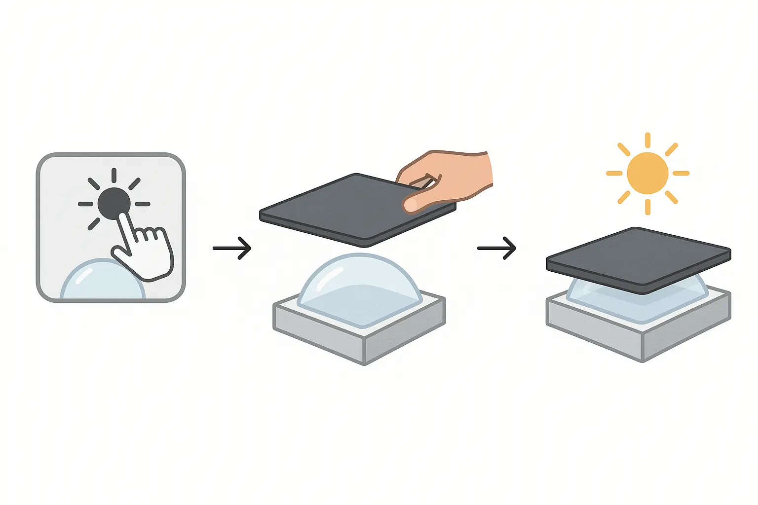 Sonnenschutz für Dachkuppeln