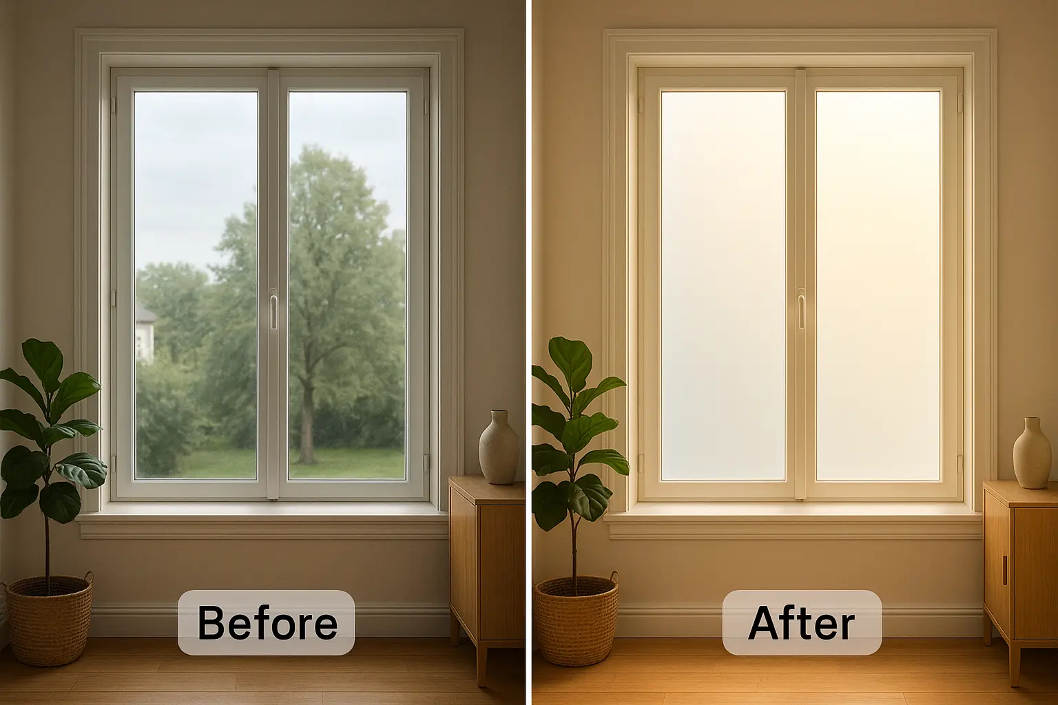 Fensterfolie Blickdicht Innen