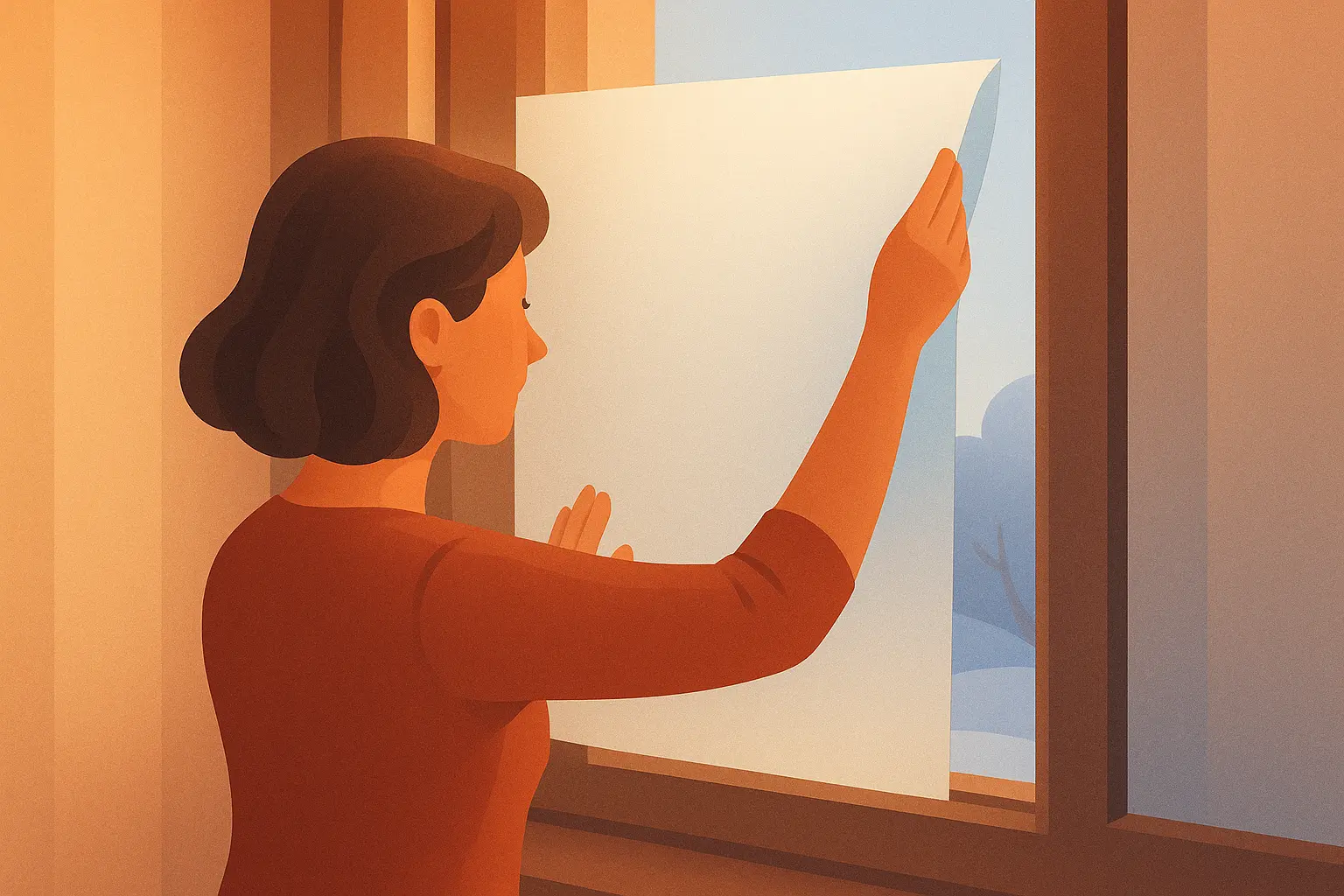 Fensterfolie Blickdicht Innen