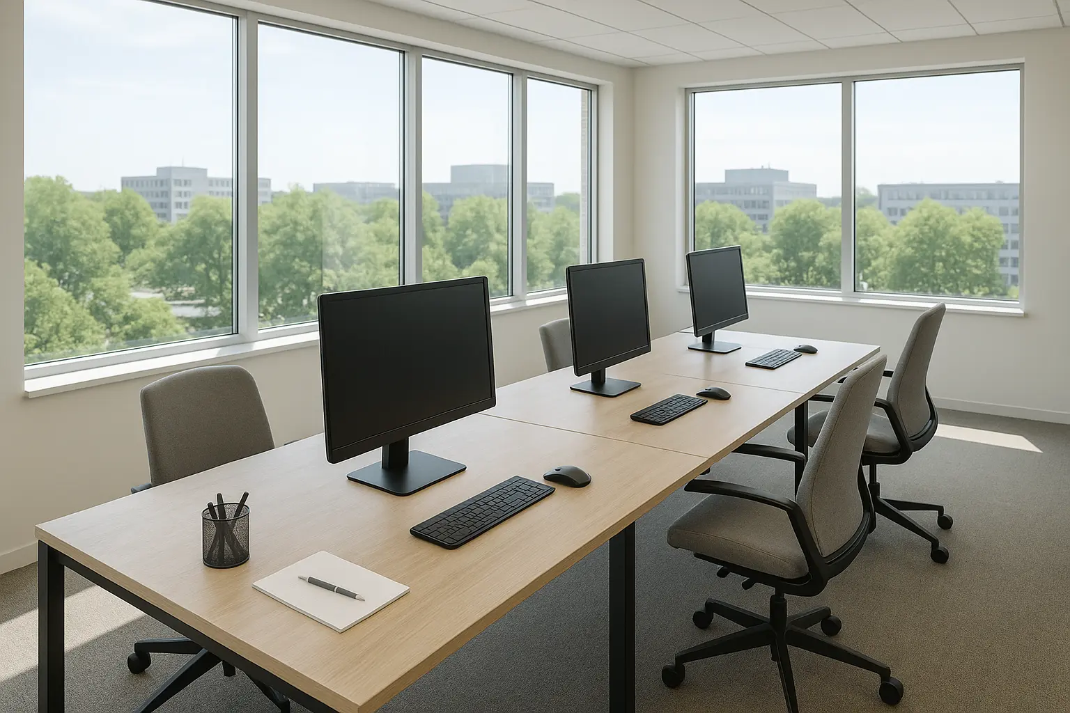 Spiegelungen im Büro Reduzieren: Blendschutzfolie – Bild 2