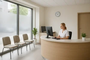 Datenschutz Arztpraxis Fenster: Blendschutzfolien-Bild2