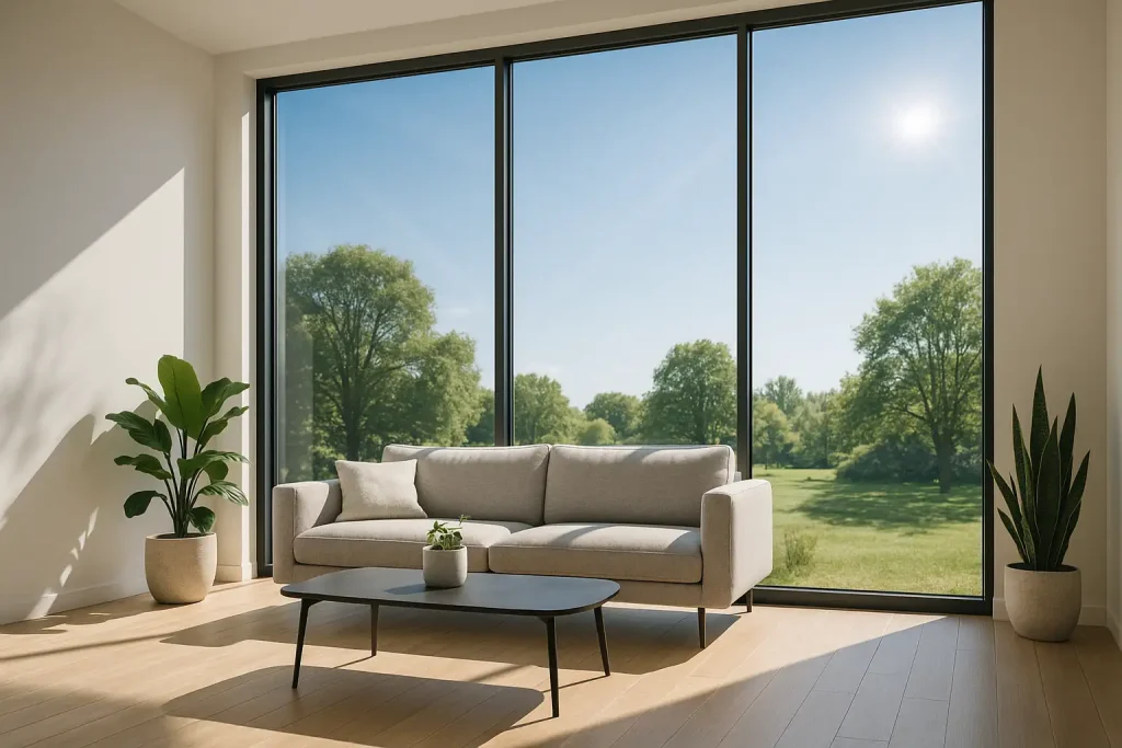 Blendschutzfolie Fenster – entspiegelte Räume, weniger Hitze, mehr Komfort-Beitragsbild