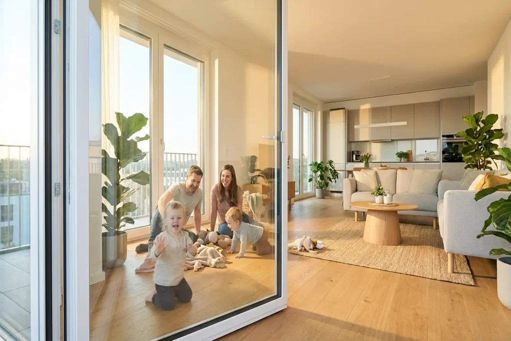 Familienwohnung Sicherheit Glas-Beitragsbild