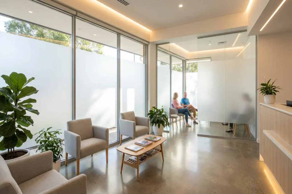 Praxis Sichtschutz Wartezimmer-Beitragsbild