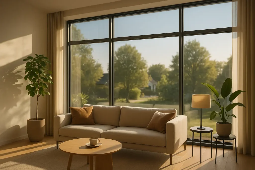Sonnenschutzfolie Fenster Innen: Hitze, Blendung & UV-Schutz clever lösen-Beitragsbild