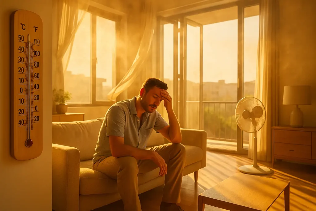 Wohnung zu heiß im Sommer: Effektiver Hitzeschutz mit Sonnenschutzfolie-Beitragsbild