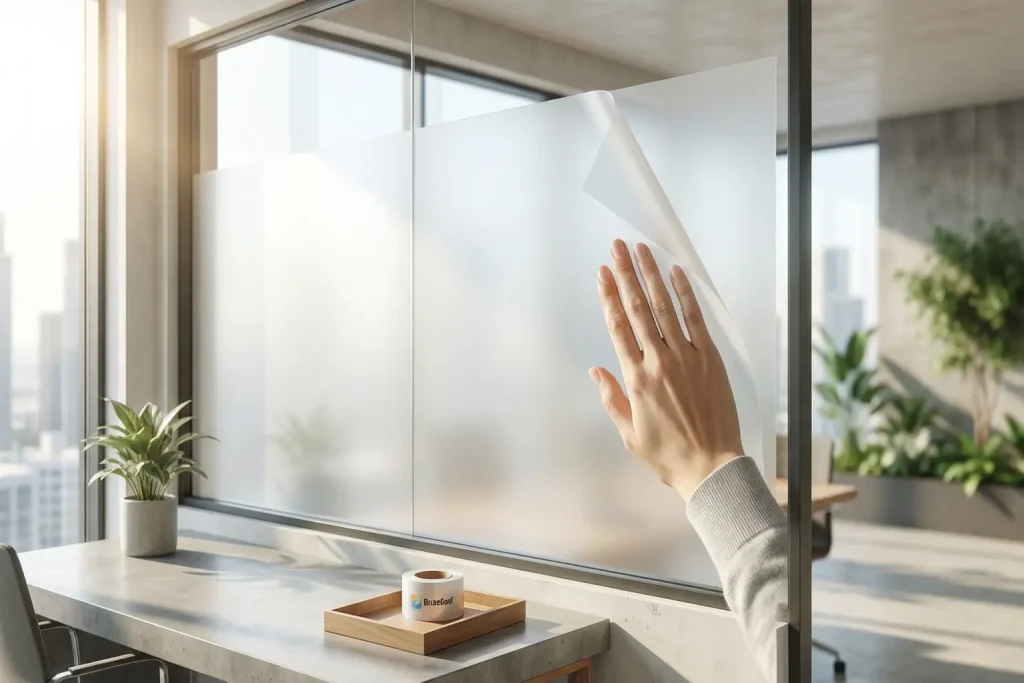 Gibt Es Selbsthaftende Sichtschutzfolien ohne Kleber-Beitragsbild