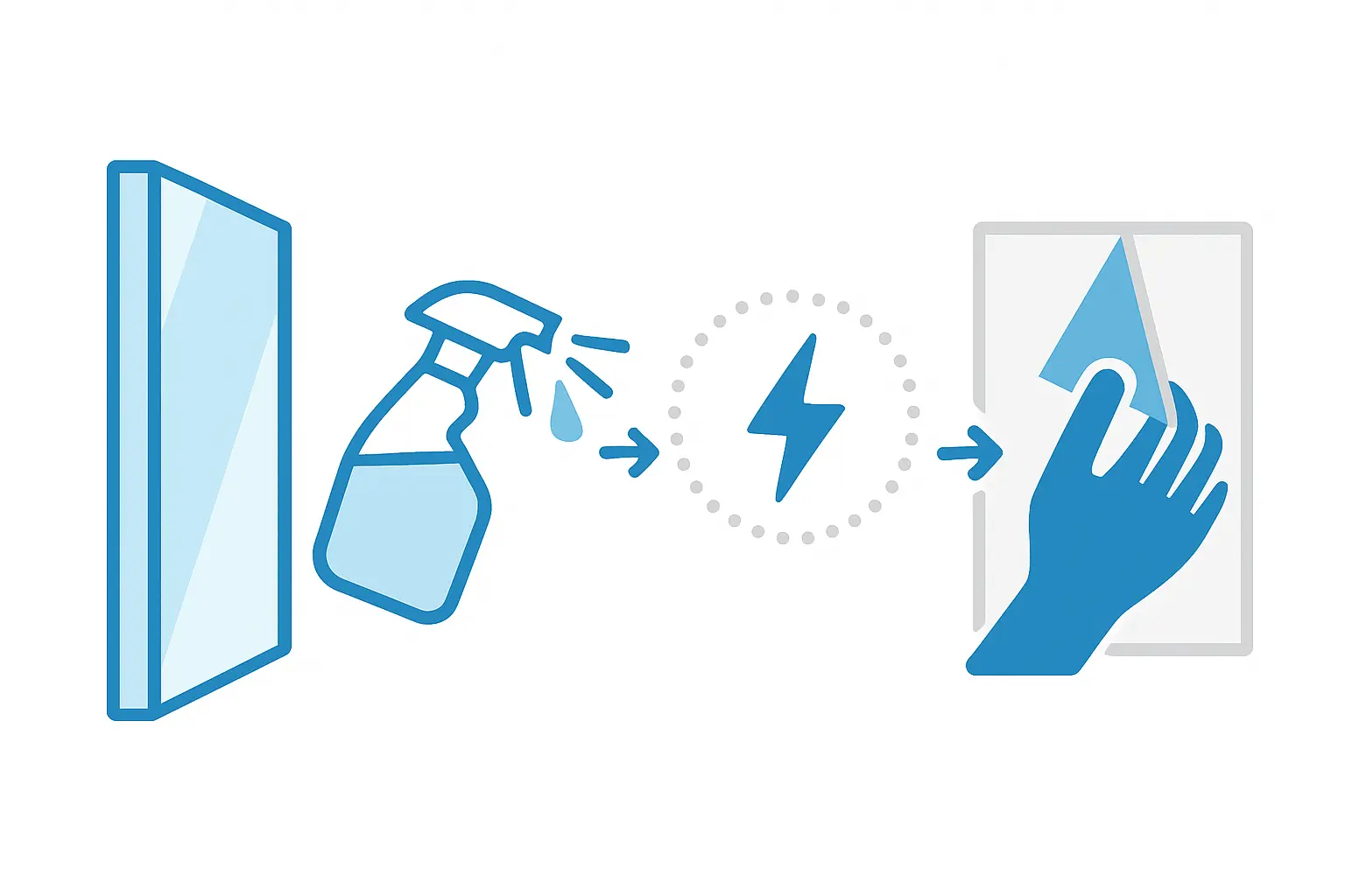 Adhäsionsfolie Fenster Sichtschutz – Bild 1