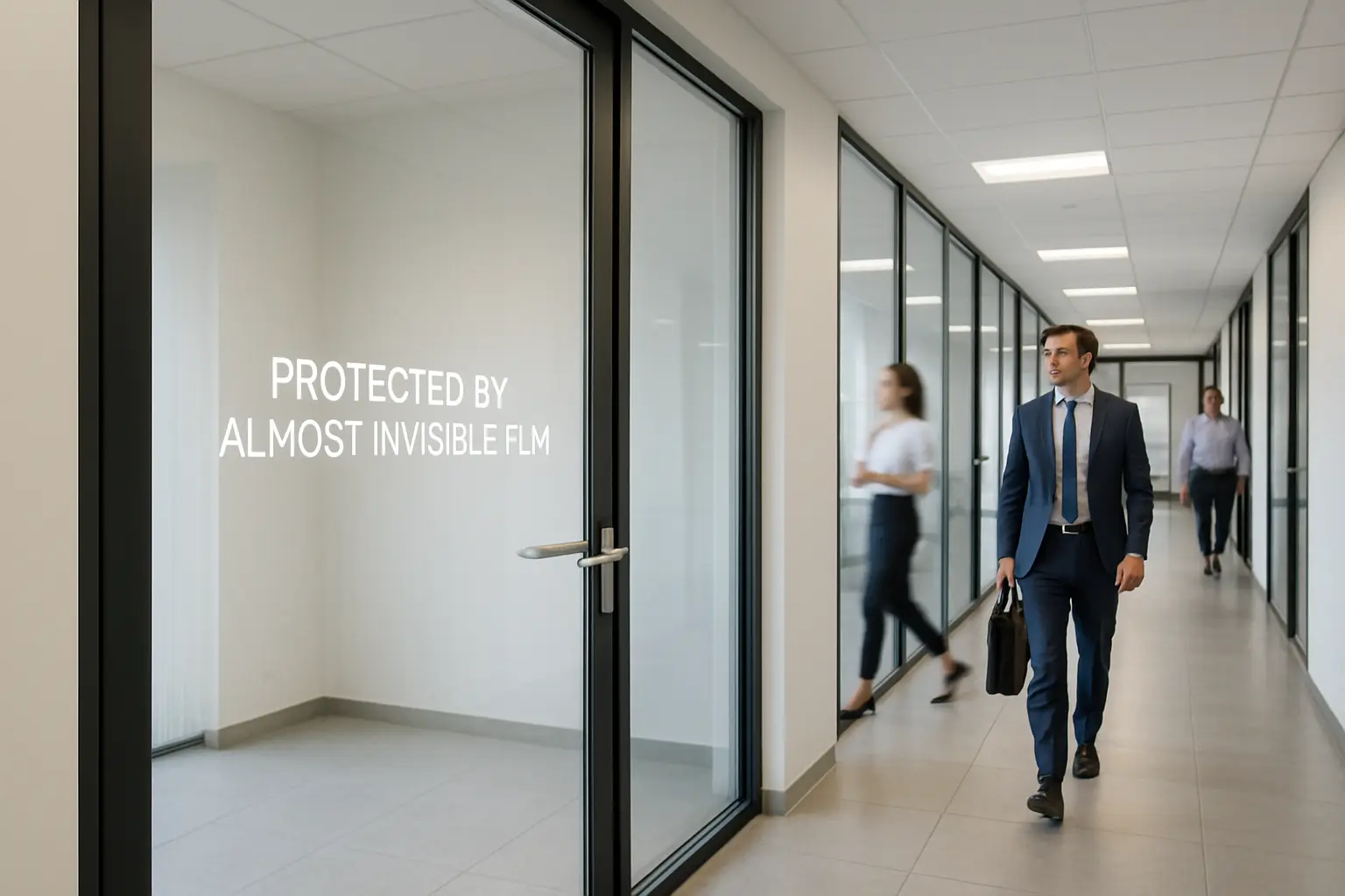 Anti Kratz Schutzfolie für Glastüren – Bild 2