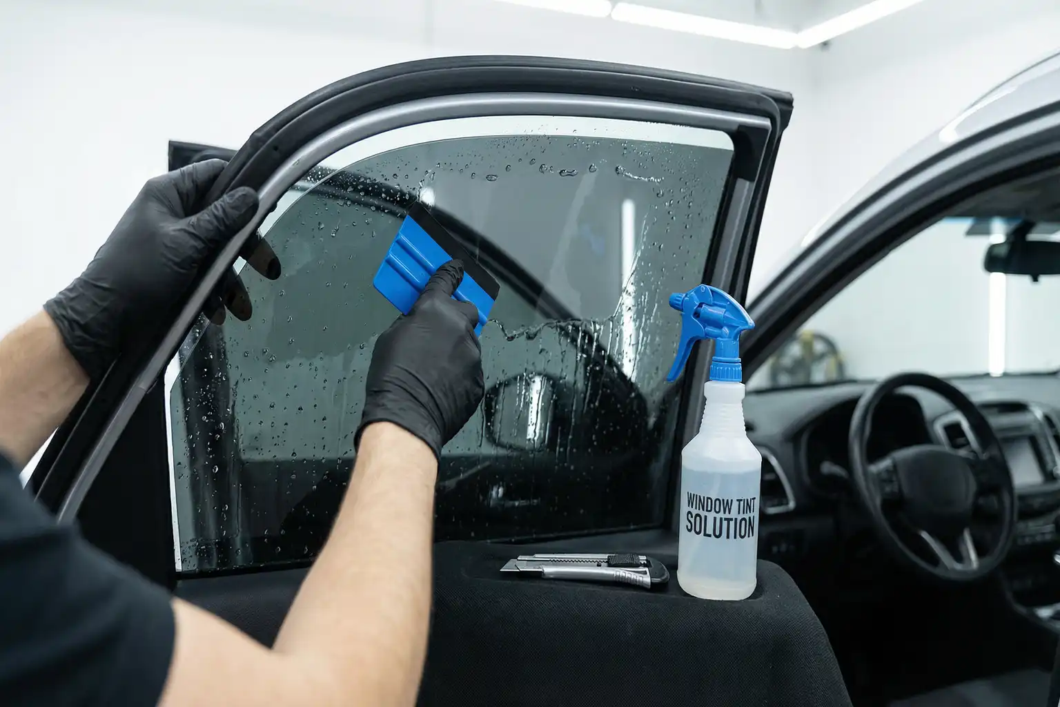 Auto Sonnenschutzfolie Scheiben Tönen – Bild 2