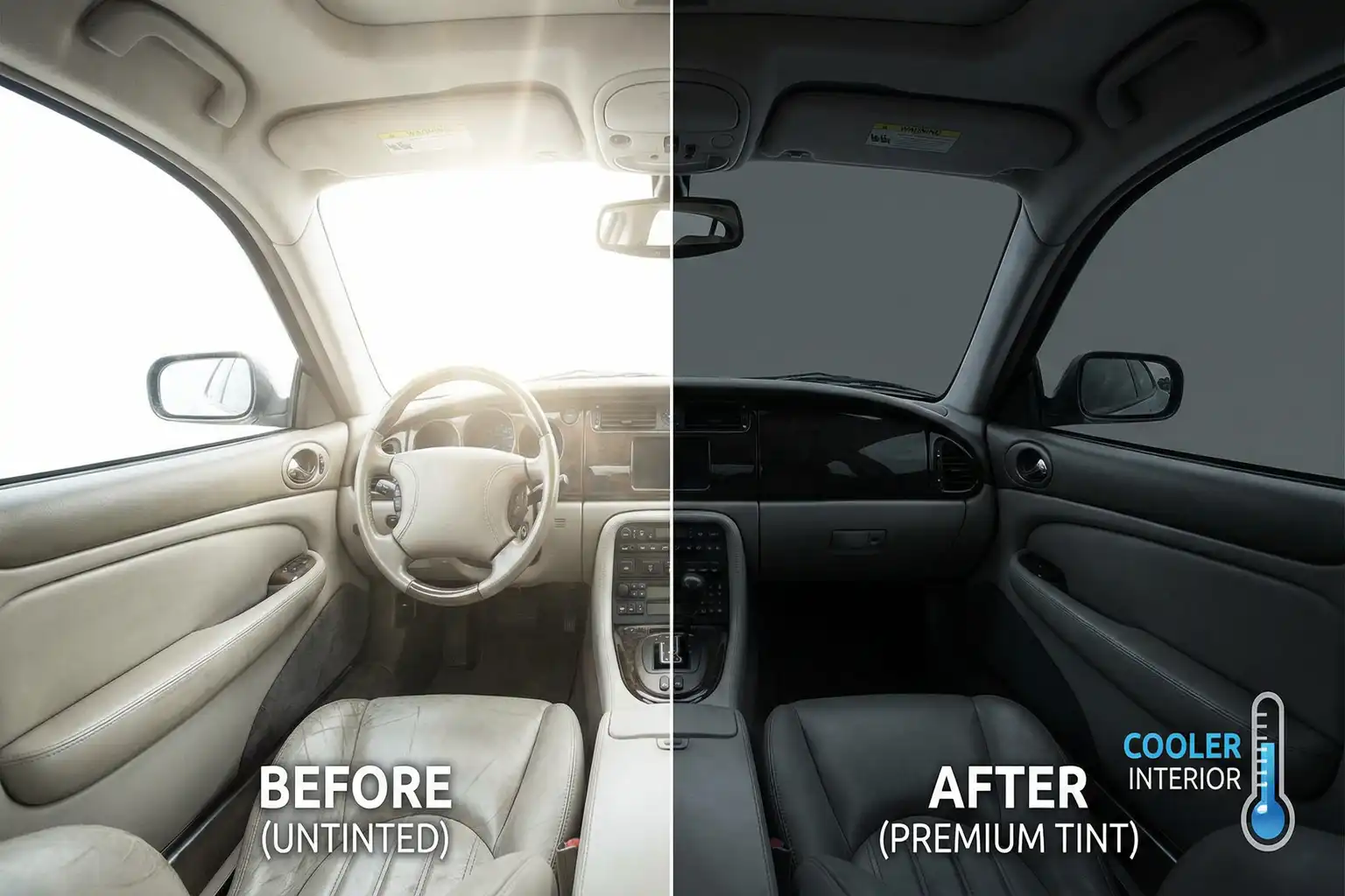 Auto Sonnenschutzfolie Scheiben Tönen – Bild 4