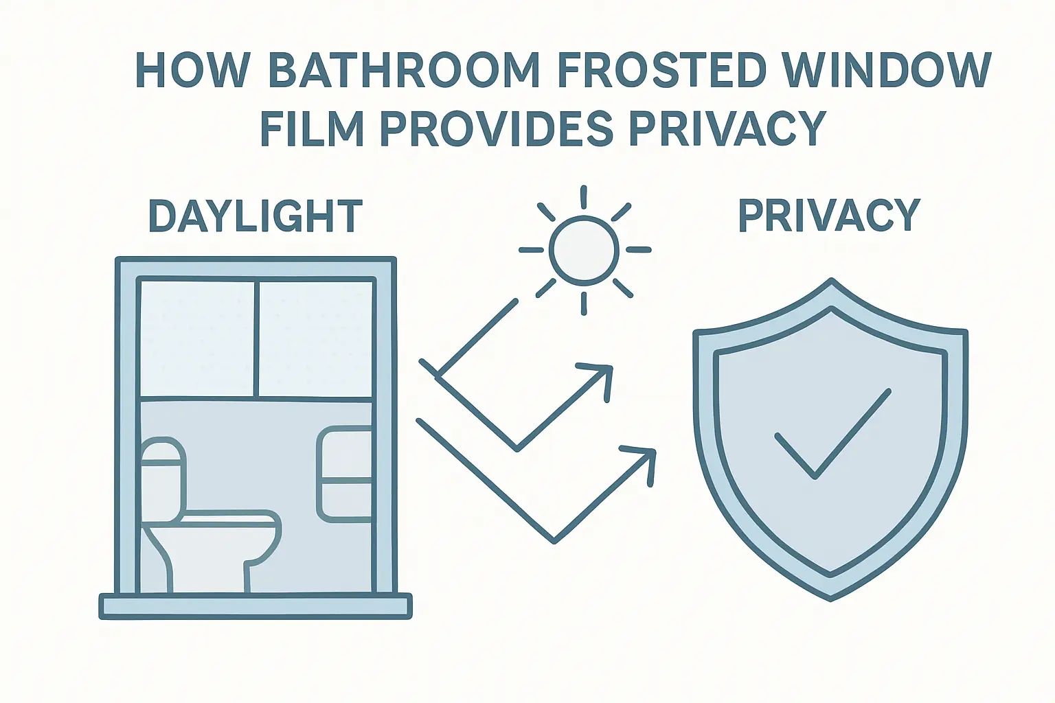 Badezimmer Milchglasfolie – Bild 1