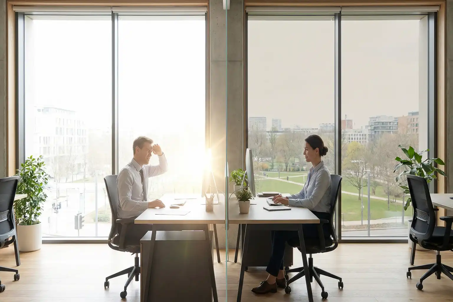 Bildschirmarbeitsplatz Blendung Reduzieren – Bild 4