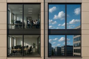 Neugierige Nachbarn Fernhalten Fenster: Spionspiegelfolie – Bild 1